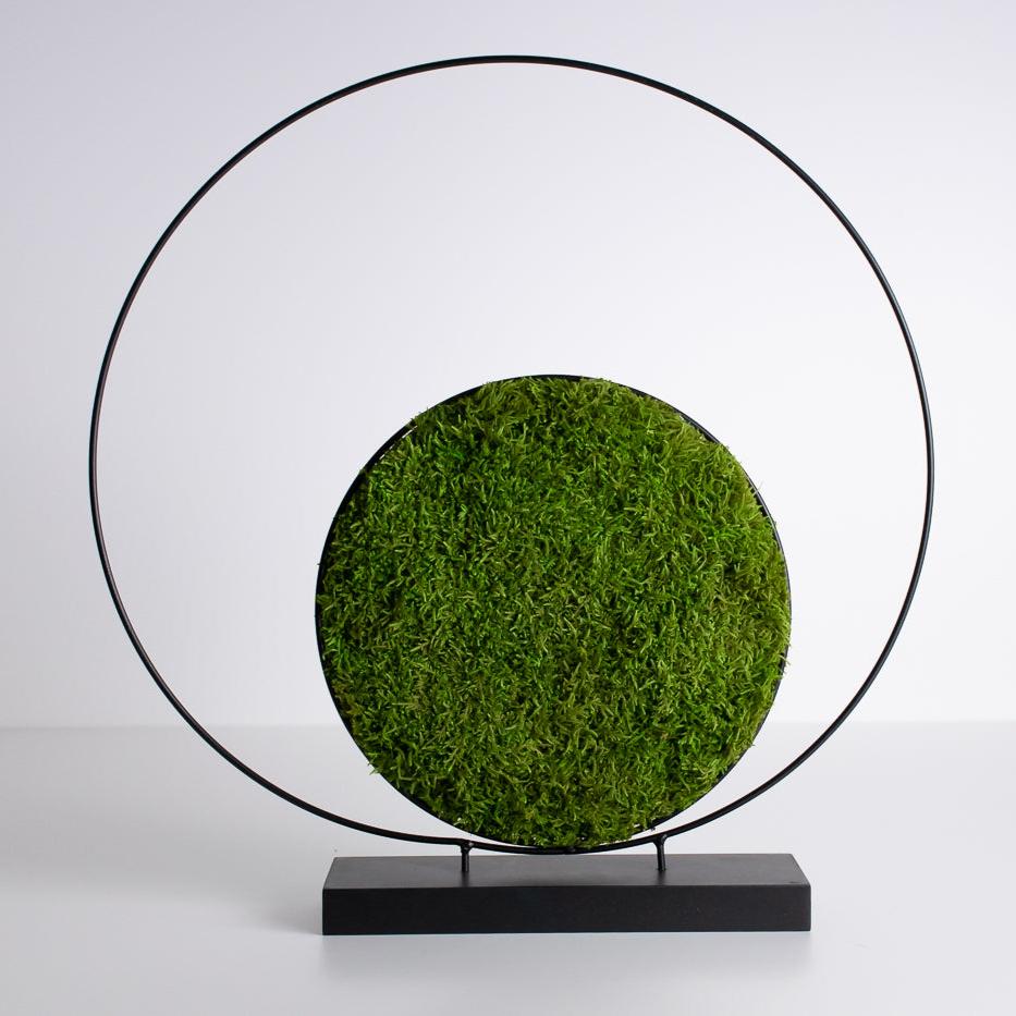 nature moss self standing art