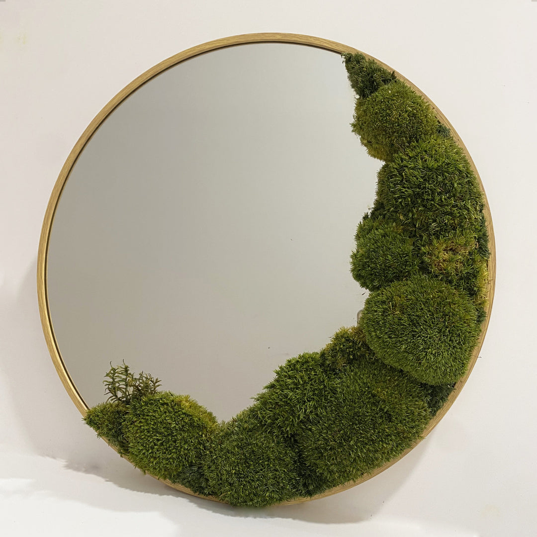 one sided moss wall mirror